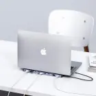 Док-станция Choetech HUB-M20 2 порта USB-C | 3 порта USB 3.0 | HDMI | VGA | SD | TF | RJ45 | 3,5 мм Фото num