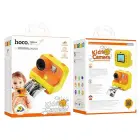 Digital kids camera with printer Hoco 1MP 2,0" HD Ready DV200 yellow Фото num