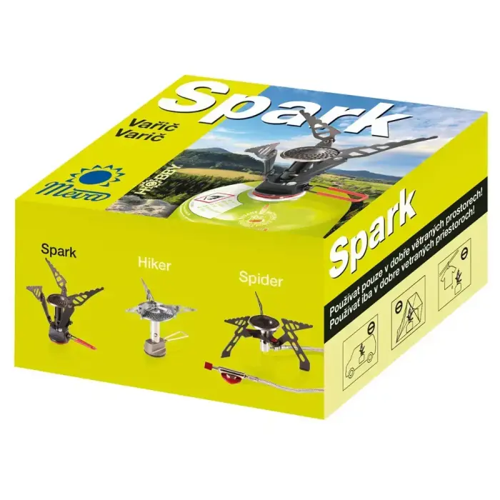 The lightest tourist stove for gas cartridges (valve or thread) SPARK 80gram 2.6kW Foto 6
