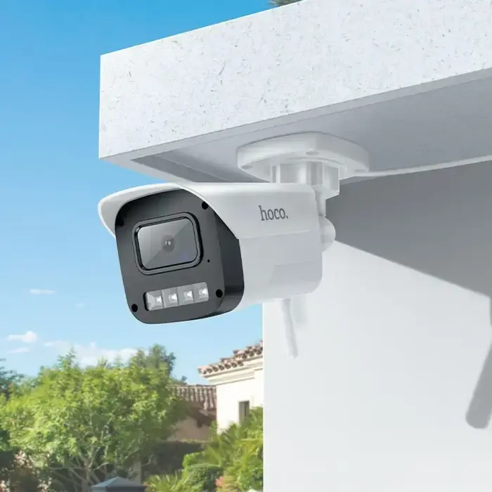 Outdoor camera Hoco gun-type 3MP Full HD Wi-Fi D4 white Photo