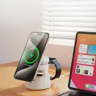 DUZZONA W23 5-in-1 Magnetic Wireless Charging Station with Bluetooth Speaker Фото num