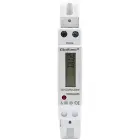 Qoltec Single-phase electronic meter | DIN rail energy consumption meter | 230V | 30A | LCD | 1P Фото num