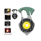 Mini flashlight LED keychain W5143 Type C with 2 screwdriver bits green Photo