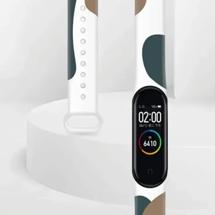 Strap Moro band for Xiaomi Mi Band 3 / 4 silicone strap watch bracelet pattern 4 Фото num