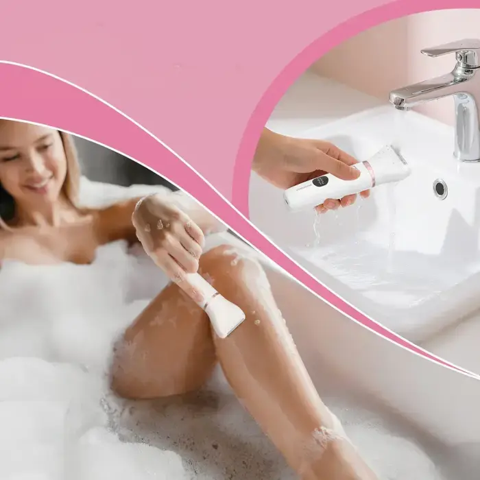 MAXGROOM M-105 3-in-1 Women's Body and Face Trimmer - White Photo