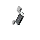 Devia card reader 2in1 EL240 USB/USB-C 3.0 black Foto 2