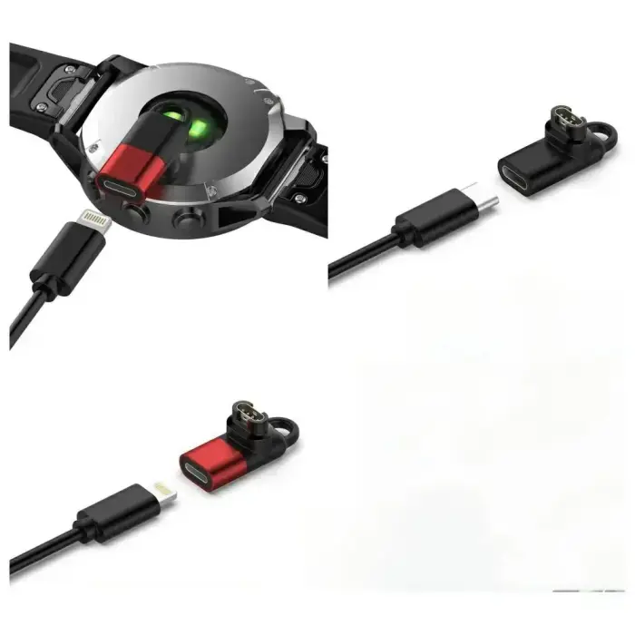 Adapter Lightning Beline do ładowania     zegarków Garmin czerwony Photo