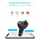Rock Transmiter FM B300 MP3, Bluetooth - 2xUSB - black Photo
