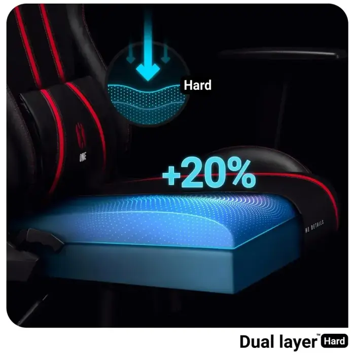 Gaming chair Diablo Chairs X-One 2.0 King Size black-red Foto 13