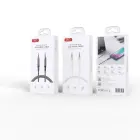 XO cable audio NB-R279C jack 3,5mm - jack 3,5mm 1,0m white Foto 3