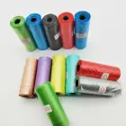Plastic bags for dog excrement 10 rolls orange Photo