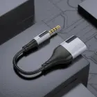 Borofone Cable BL19 Creator 2 in 1 - jack 3,5mm male to 2xjack 3,5mm female - 15 cm black Photo