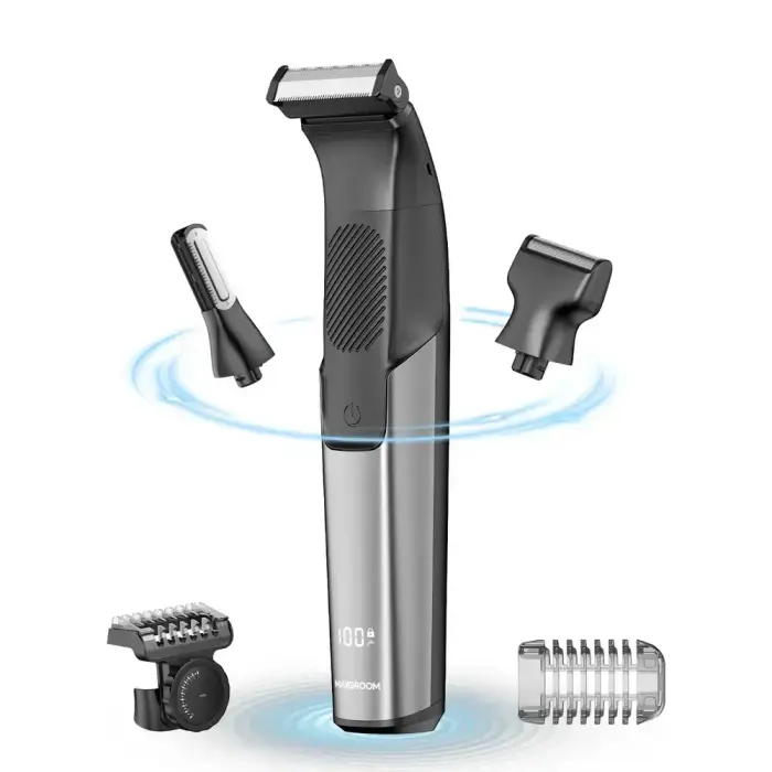 MAXGROOM M-319 multifunctional trimmer with replaceable tips - black Фото num
