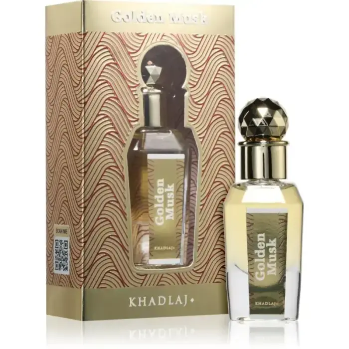 Khadlaj Golden Musk uniseks smaržas 15 ml Foto 3