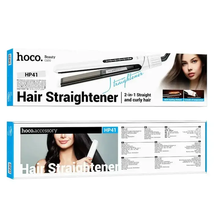 Hair straightener Hoco HP41 white Photo
