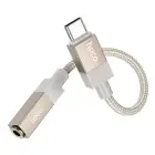 Adapter AUX USB C (male) to Jack 3,5 mm (female) Hoco UPA32C gold Фото num