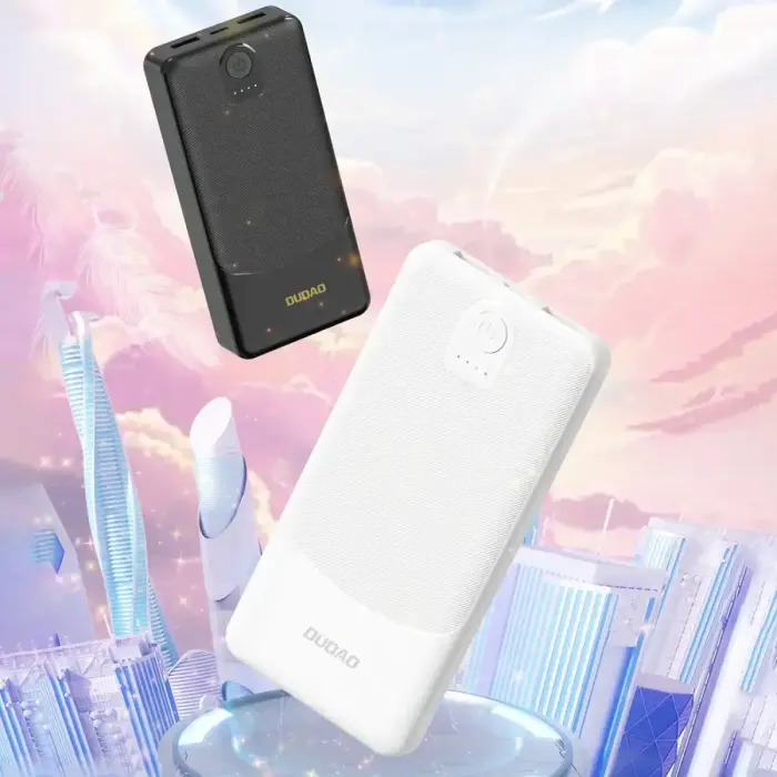 Dudao K10 внешний аккумулятор (powerbank) | 10000 mAh | 12W | USB-C, USB-A | LED дисплей | черный Фото num