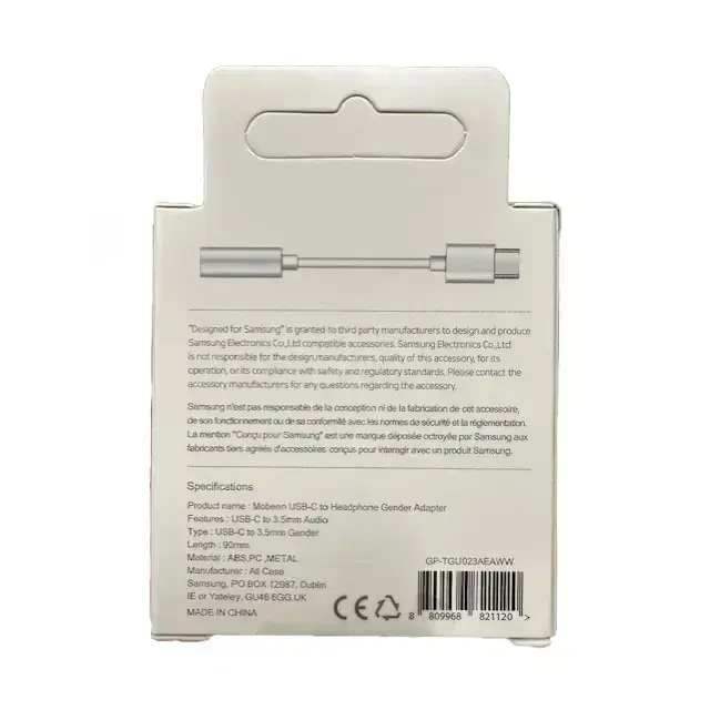 Samsung GP-TGU023AE DAC USB-C to 3.5mm mini jack adapter - white Photo