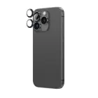 AmazingThing AR Aluminum 3 Lens Glass with Camera Lens Frame telefona maciņš iPhone 16 Pro, iPhone 16 Pro Max melnā krāsā Foto 3