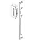 Qoltec Double-sided straight plate for electric door strike | Catch plate | 250mm | Stainless steel Photo