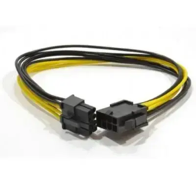 Barošanas kabelis PCI express 6+2-pin power 0.3m pagarinātājs Cablexpert (CC-PSU-84) Foto 1