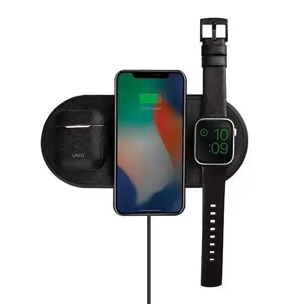 Uniq Order. induction Aereo 3in1 10W Fast charge black | charcoal black (LITHOS Collective) Фото num