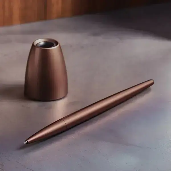 Lexon Scribalu Pen with Base bronze LS64BZ Photo