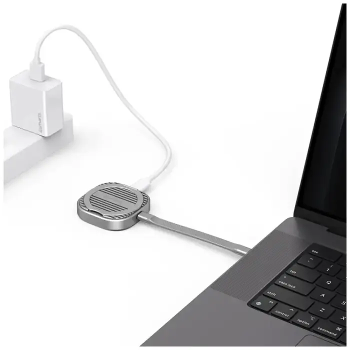 Magnetic SSD case 4smarts up to 4TB with 3C MagSafe stand grey 541311 Photo