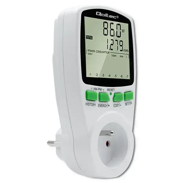 Qoltec Power meter PM0627 with history | 3680W | 16A | LCD Foto 33