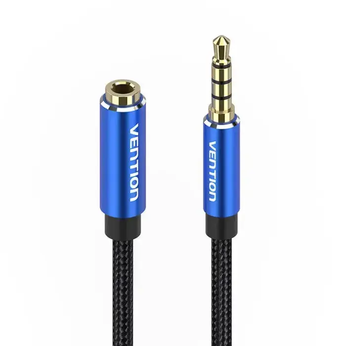 TRRS 3.5mm Male to 3.5mm Female Audio Extender 5m Vention BHCLJ Blue Foto 3