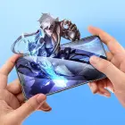 Tempered glass to iPhone 13 / 13 PRO / 14 / 16e (SE 4 2025) Hoco HD 5D Guardian shield 10 sztuk G14 black Foto 5