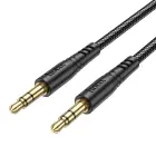 Cable AUX Jack 3,5 mm to Jack 3,5 mm Hoco 1 m UPA24 black Photo