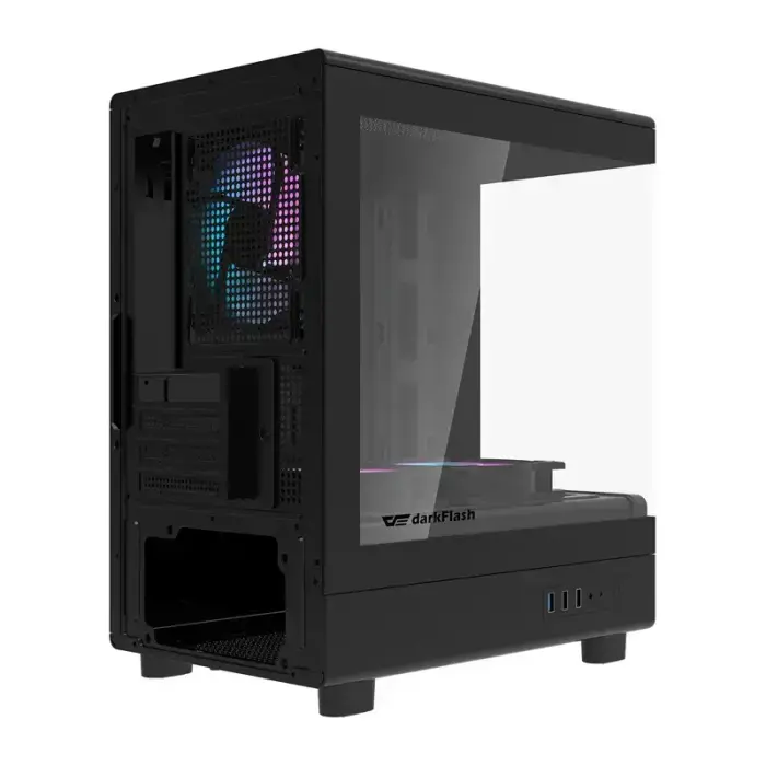 DarkFlash DB330M Black Computer Case (+3 Fans) v2 Photo