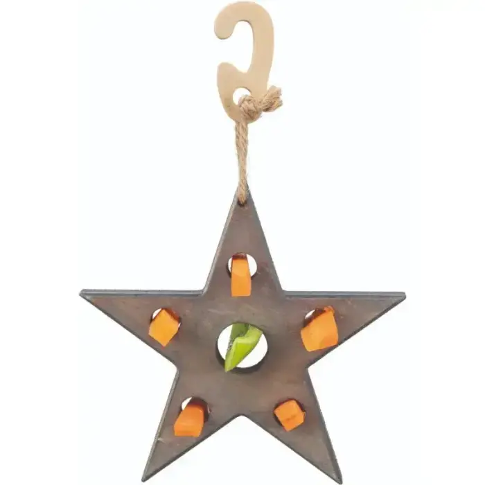 Aksesuārs grauzēju būriem - Trixie Play and snack star, 14 × 17 cm, grey Foto 2