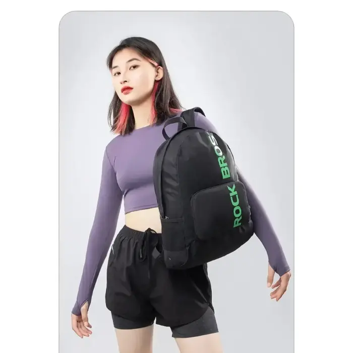 Rockbros H10-BK sports foldable backpack 18 l - black Фото num