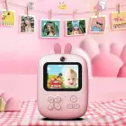 Mini Thermal Printer for Kids with Camera and Camcorder - Pink Фото num