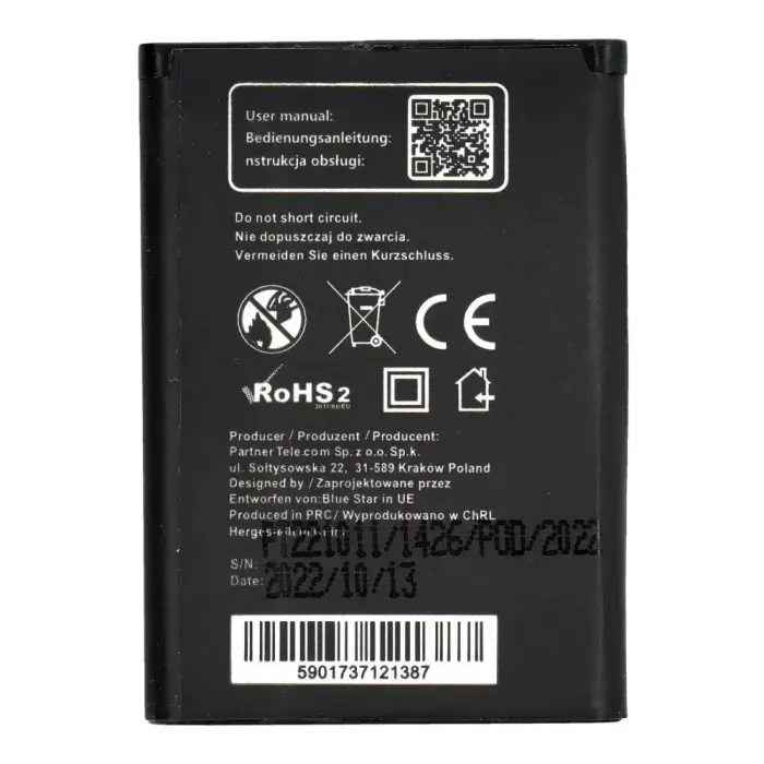 Battery for Sony Ericsson K750i / W800 / W550i / Z300 1000 mAh Blue Star Premium Foto 2