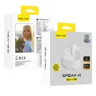 Blavec Bluetooth TWS Earphones BW-08 Speak AI (BW08SA-W) white Foto 14