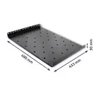 Qoltec Mount shelf for RACK | 490 *433 Photo