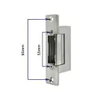 Qoltec Reverse electric strike | 12V | Stainless steel Фото num