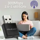 Qoltec Wireless Ultra High Speed Mini Adapter NANO WiFi | Standard N | USB 2.0 | 300Mbps Фото num