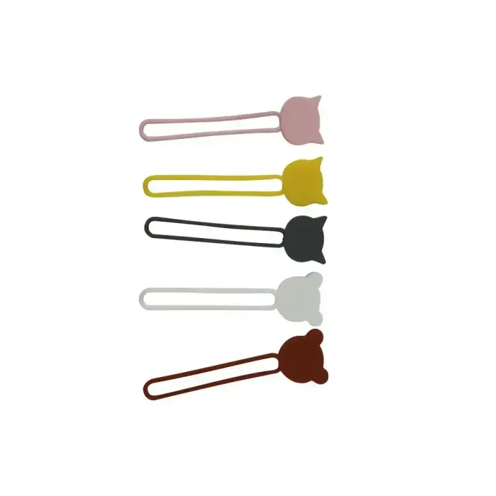 Silicone cable reel - white Foto 5
