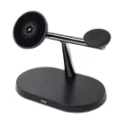 Maxlife MXWC-03 3in1 wireless charger 15W black Фото num
