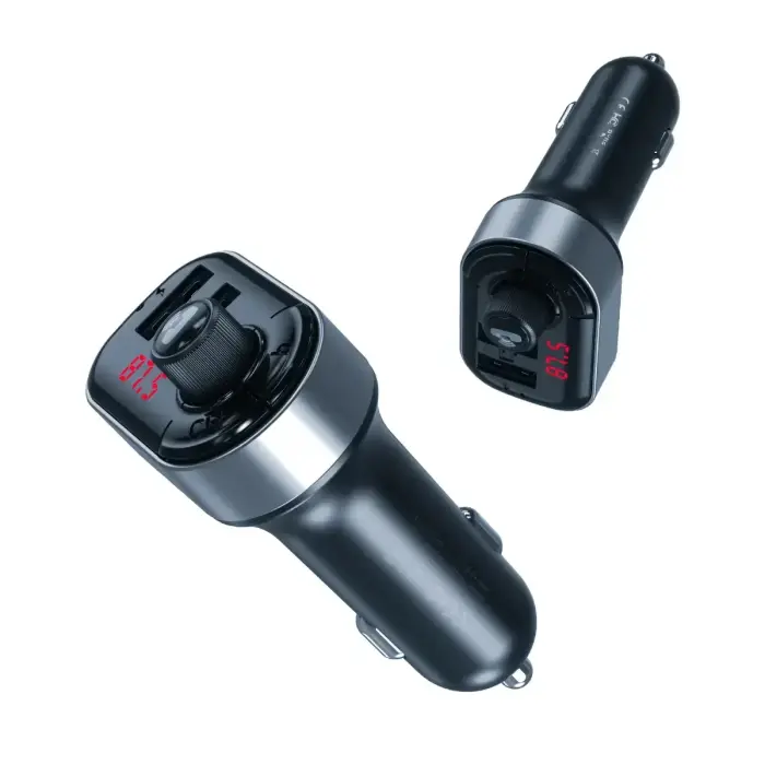 XO transmiter FM BCC10 Bluetooth MP3 car charger 3,1A black Фото num