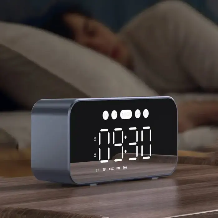 Dudao Y17 Bluetooth pulkstenis | skaļrunis - sudraba krāsā Foto 7