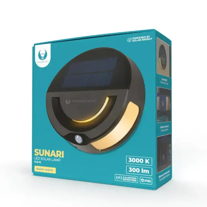 Forever Light Solar LED Lamp SUNARI FLS-13 32*SMD PIR 6W 300lm 3000K 1200mAh Li-ion Фото num