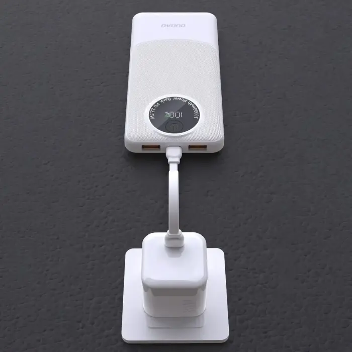 Dudao K12 внешний аккумулятор (powerbank) | 10000 mAh | 22.5W | USB-A, USB-C | LED дисплей | черный Фото num
