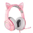 Gaming headphones ONIKUMA K9 Pink RGB Foto 2