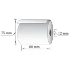 Kases lente OPT ar izmēru 80x73mm, 73m, termo, 55g., 10 gab / iepakojumā Photo