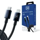 Accessories - 3mk Hyper Cable C to Lightning 20W 1.2m Black Photo